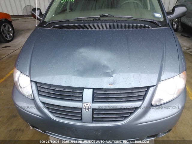 2D8GP44L46R649533 - 2006 DODGE GRAND CARAVAN SXT GRAY photo 6