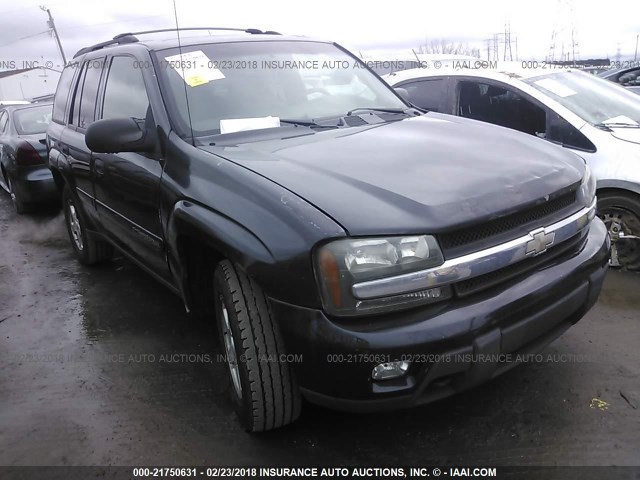 1GNDT13SX32368732 - 2003 CHEVROLET TRAILBLAZER  BLACK photo 1