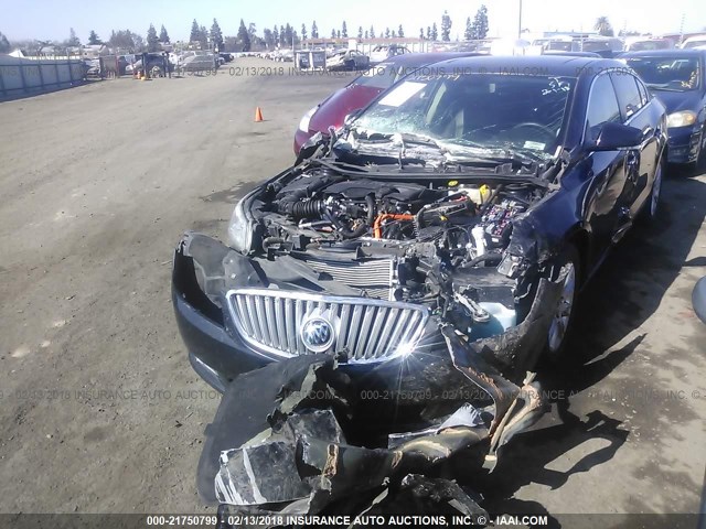 1G4GD5ER5CF328177 - 2012 BUICK LACROSSE PREMIUM BLACK photo 2