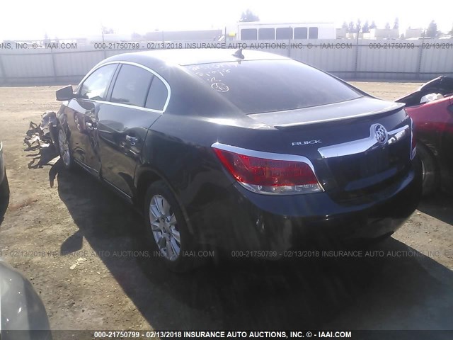 1G4GD5ER5CF328177 - 2012 BUICK LACROSSE PREMIUM BLACK photo 3