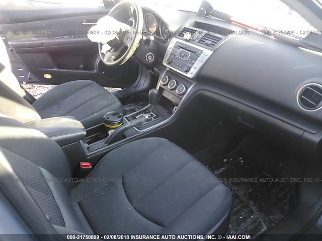 1YVHZ8BHXB5M18219 - 2011 MAZDA 6 I Gri fotoğraf 5