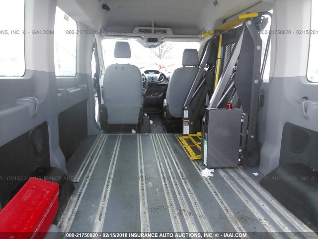 1FDZK1CM1FKA30011 - 2015 FORD TRANSIT T-150 WHITE photo 8