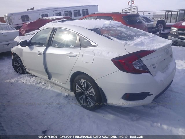 19XFC1F76HE028464 - 2017 HONDA CIVIC EXL WHITE photo 3