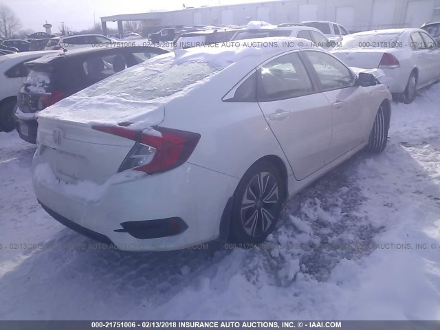 19XFC1F76HE028464 - 2017 HONDA CIVIC EXL WHITE photo 4