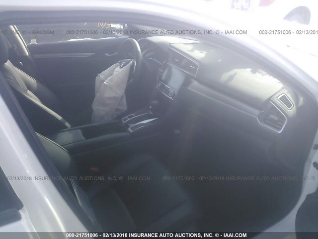 19XFC1F76HE028464 - 2017 HONDA CIVIC EXL WHITE photo 5