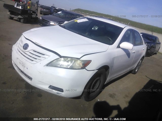 4T1BE46K19U858766 - 2009 TOYOTA CAMRY SE/LE/XLE WHITE photo 2