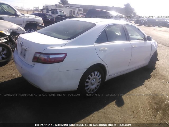 4T1BE46K19U858766 - 2009 TOYOTA CAMRY SE/LE/XLE WHITE photo 4