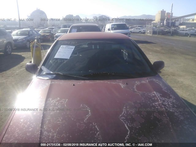 JT2BG22K7V0084641 - 1997 TOYOTA CAMRY LE/XLE BURGUNDY photo 6