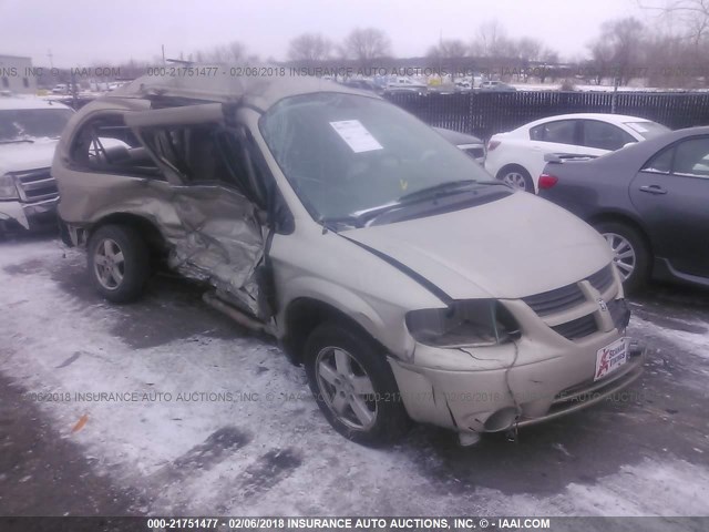 2D4GP44L45R183862 - 2005 DODGE GRAND CARAVAN SXT TAN photo 1