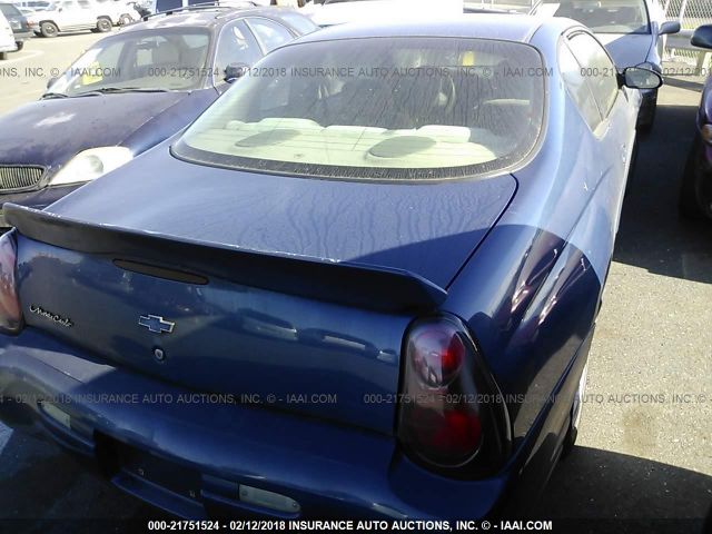 2G1WW12E539437602 - 2003 CHEVROLET MONTE CARLO LS BLUE photo 4