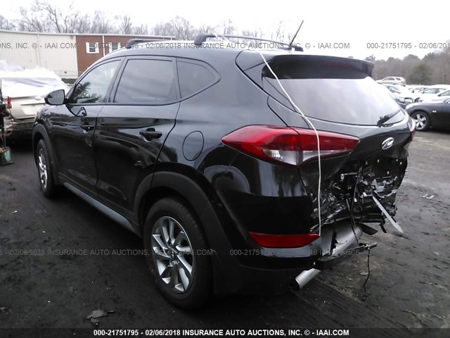 KM8J3CA48HU373544 - 2017 HYUNDAI TUCSON LIMITED/SPORT AND ECO/SE BLACK photo 3