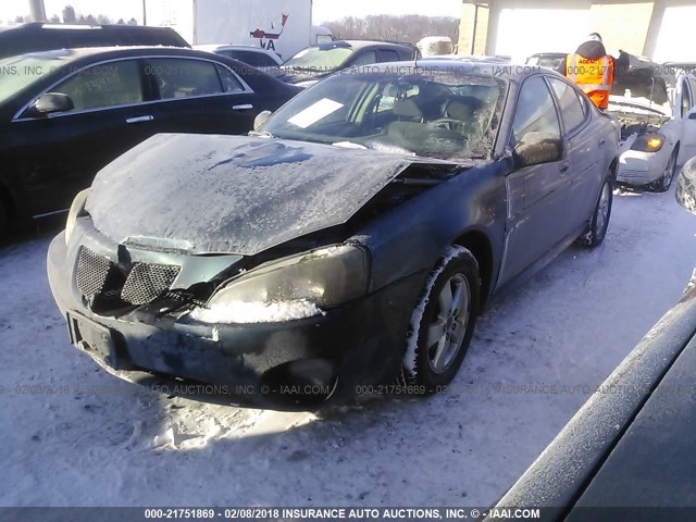 2G2WP522251187842 - 2005 PONTIAC GRAND PRIX GREEN photo 2