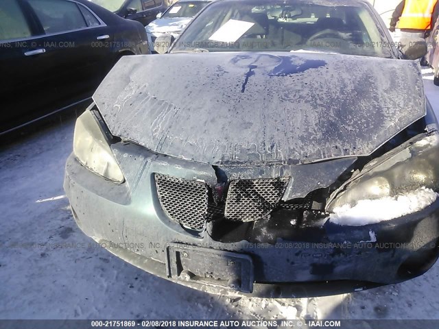 2G2WP522251187842 - 2005 PONTIAC GRAND PRIX GREEN photo 6