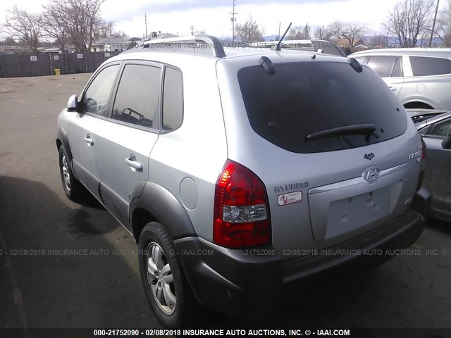 KM8JN72DX7U532319 - 2007 HYUNDAI TUCSON SE/LIMITED SILVER photo 3