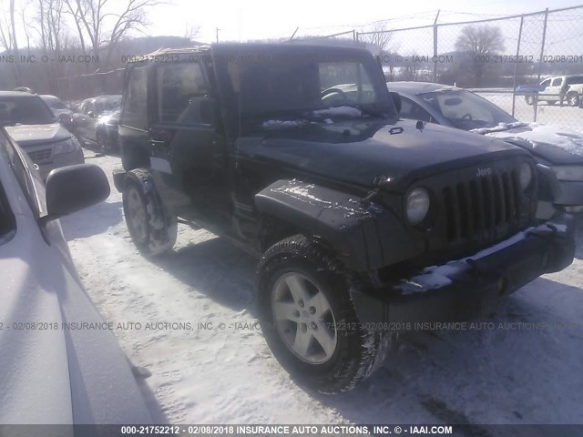 1J4AA2D13AL130185 - 2010 JEEP WRANGLER SPORT BLACK photo 1