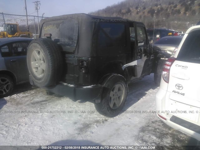 1J4AA2D13AL130185 - 2010 JEEP WRANGLER SPORT BLACK photo 4