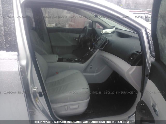 4T3BK11A99U014939 - 2009 TOYOTA VENZA SILVER photo 5