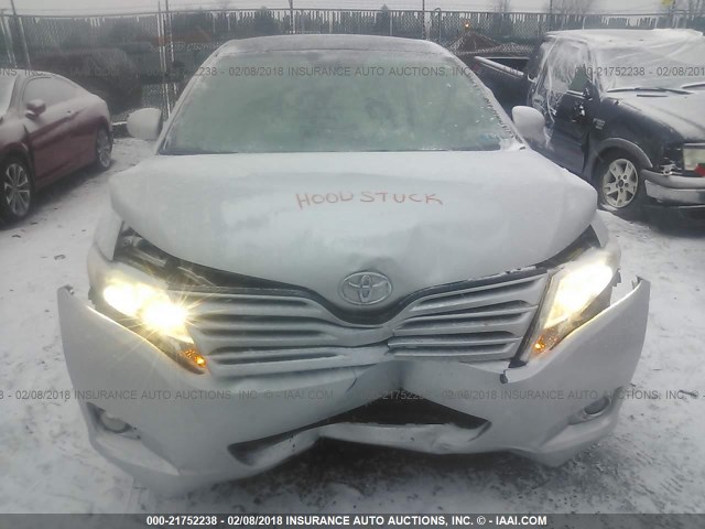 4T3BK11A99U014939 - 2009 TOYOTA VENZA SILVER photo 6