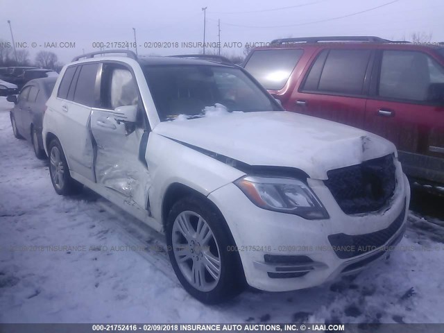 WDCGG5HB7EG211685 - 2014 MERCEDES-BENZ GLK 350 WHITE photo 1