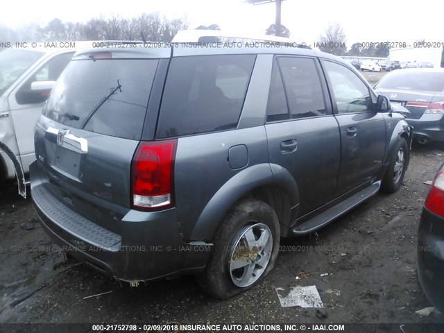 5GZCZ33D36S852566 - 2006 SATURN VUE GRAY photo 4