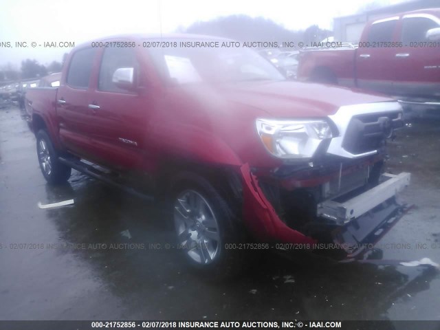 3TMLU4EN8FM201504 - 2015 TOYOTA TACOMA DOUBLE CAB/TRD RPO RED photo 1