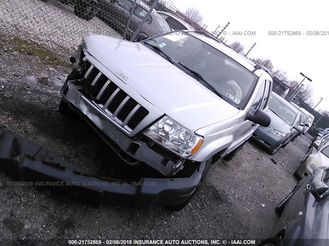 1J4GW48SX4C184386 - 2004 JEEP GRAND CHEROKEE LAREDO/COLUMBIA/FREEDOM GRAY photo 2