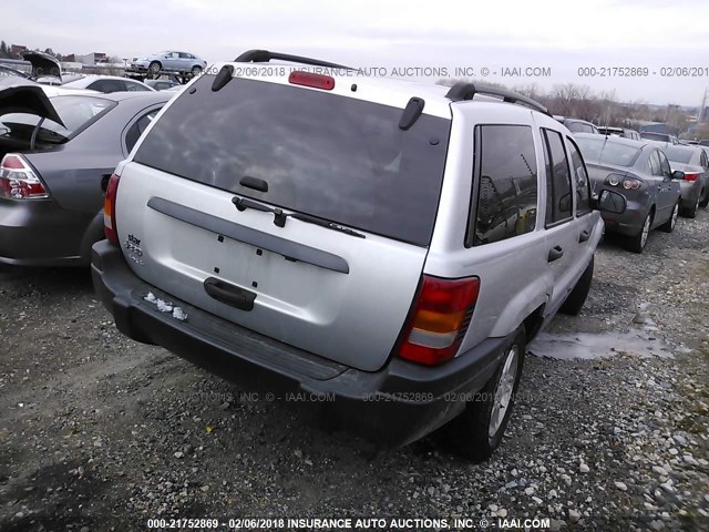1J4GW48SX4C184386 - 2004 JEEP GRAND CHEROKEE LAREDO/COLUMBIA/FREEDOM 灰色 照片 4