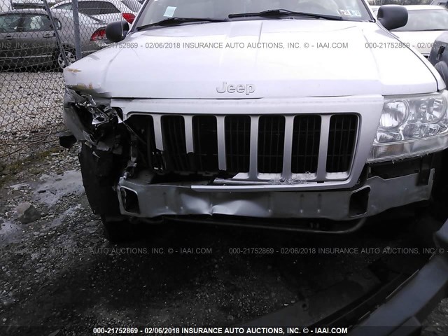 1J4GW48SX4C184386 - 2004 JEEP GRAND CHEROKEE LAREDO/COLUMBIA/FREEDOM 灰色 照片 6