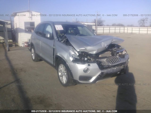 5UXWZ7C36H0X40516 - 2017 BMW X3 SDRIVE28I SILVER photo 1