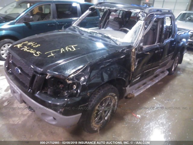 1FMZU77E81UB76225 - 2001 FORD EXPLORER SPORT TR  BLACK photo 6