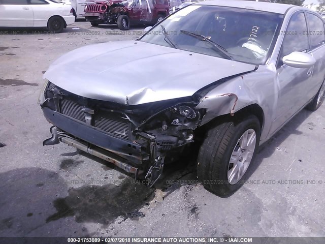 1N4AL11D65C277122 - 2005 NISSAN ALTIMA S/SL SILVER photo 6