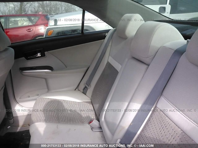 4T1BD1FK9CU014273 - 2012 TOYOTA CAMRY HYBRID/LE/XLE 黑色 照片 8