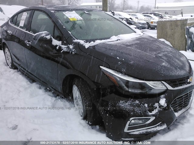 1G1BE5SM6H7126527 - 2017 CHEVROLET CRUZE LT BLACK photo 6