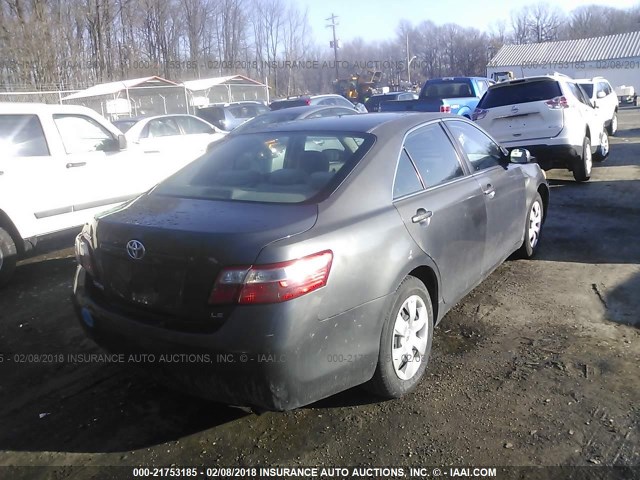 4T1BE46K47U643993 - 2007 TOYOTA CAMRY NEW GENERAT CE/LE/XLE/SE GRAY photo 4