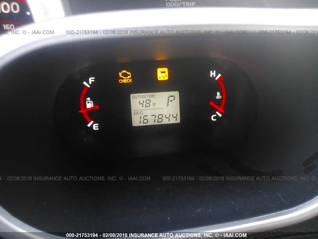 2T1KU4EE7AC198480 - 2010 TOYOTA COROLLA MATRIX  RED photo 7