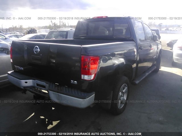 1N6AA07C18N313152 - 2008 NISSAN TITAN XE/SE/LE/PRO-4X BLACK photo 4