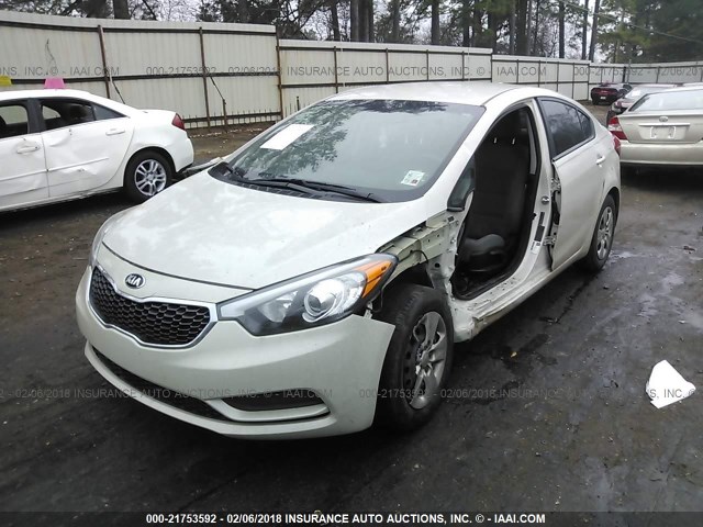 KNAFK4A60F5403094 - 2015 KIA FORTE LX BLACK photo 2