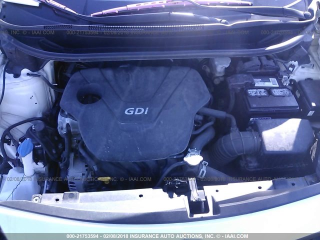 KNADM4A3XF6515757 - 2015 KIA RIO LX Սպիտակ լուսանկար 10