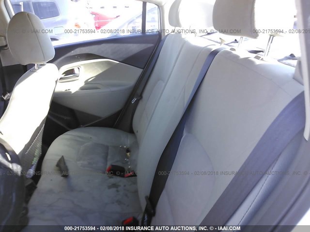 KNADM4A3XF6515757 - 2015 KIA RIO LX Սպիտակ լուսանկար 8