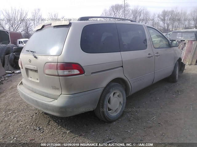 4T3ZF13CX3U514505 - 2003 TOYOTA SIENNA LE/XLE TAN photo 4