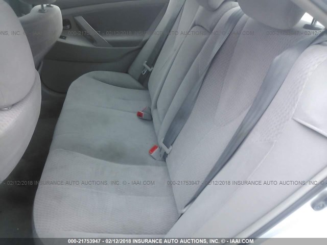 4T1BF3EK6AU070448 - 2010 TOYOTA CAMRY SE/LE/XLE SILVER photo 8