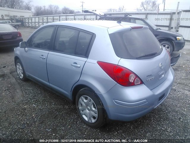 3N1BC1CP7AL351767 - 2010 NISSAN VERSA S/SL Light Blue photo 3