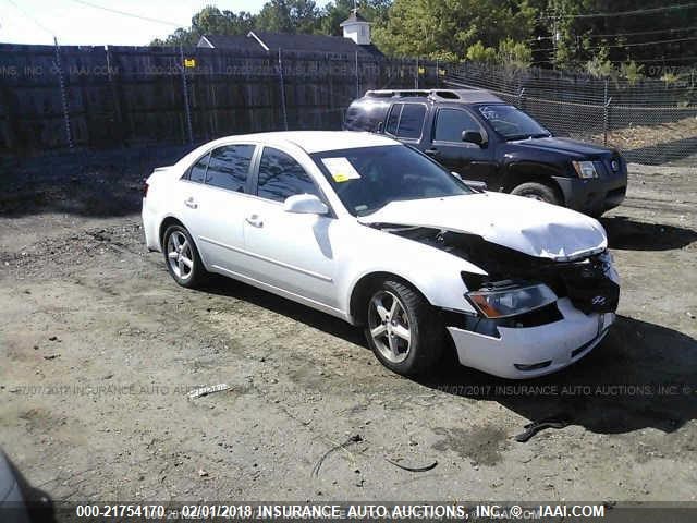 5NPEU46F46H112678 - 2006 HYUNDAI SONATA GLS/LX WHITE photo 1