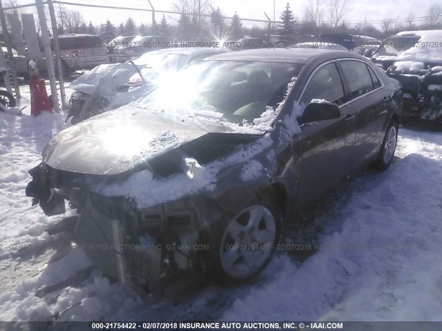 1G1ZB5E13BF266556 - 2011 CHEVROLET MALIBU LS 棕色 照片 2