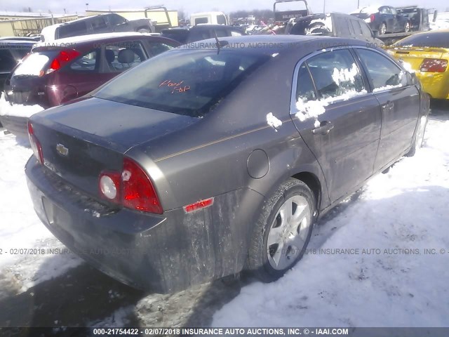 1G1ZB5E13BF266556 - 2011 CHEVROLET MALIBU LS 棕色 照片 4