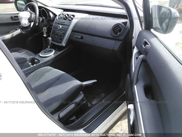 JM3ER293X70110835 - 2007 MAZDA CX-7 WHITE photo 5