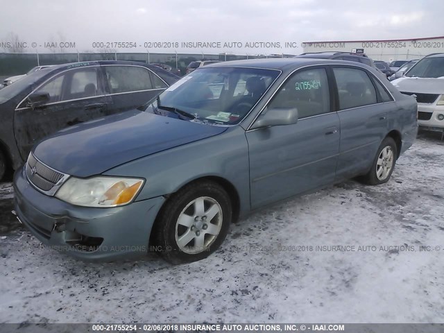 4T1BF28B7YU061273 - 2000 TOYOTA AVALON XL/XLS GRAY photo 2