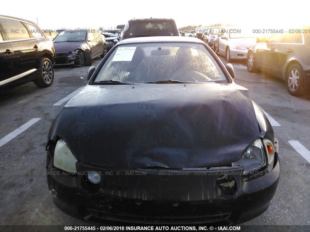 JHMEG1240RS004279 - 1994 HONDA CIVIC DEL SOL S BLACK photo 6