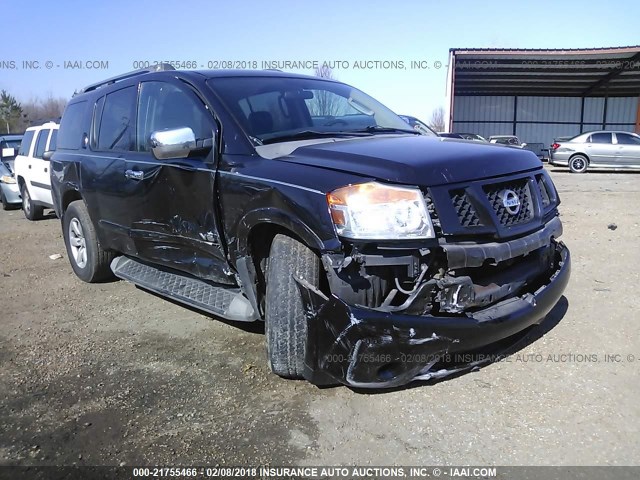 5N1BA08D19N608859 - 2009 NISSAN ARMADA SE/LE BLACK photo 1