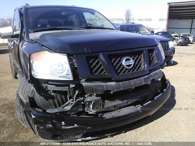 5N1BA08D19N608859 - 2009 NISSAN ARMADA SE/LE BLACK photo 6